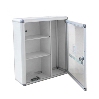 Durable Empty First Aid Boxes Wall Mounted Metal Rescue Survival Aluminum First Aid Box