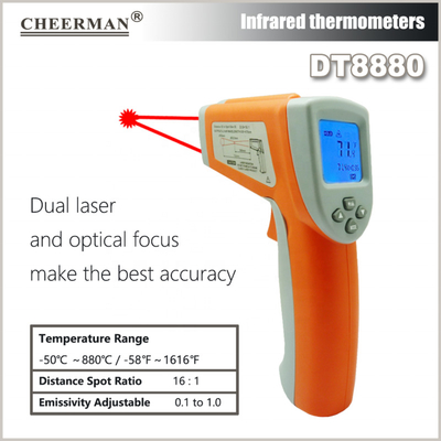 Cheerman DT8880 Popular Industrial Thermometer Household Pyrometer Celsius DT8880 50~880